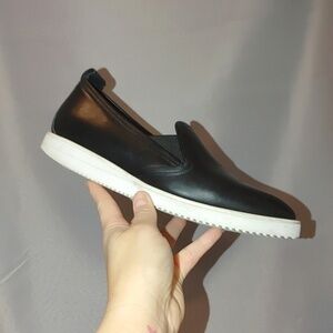 Everlane The Leather Street Shoe Black Sneaker Causal‎ Loafer Shoe 6.5 Slip On